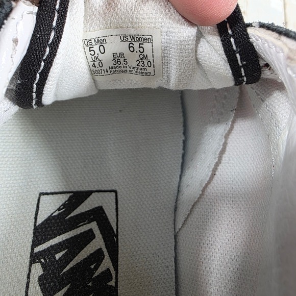 Vans Old‎ Skool Checkerboard Red White Sneakers Canvas Women's Size 6.5 - Picture 8 of 8